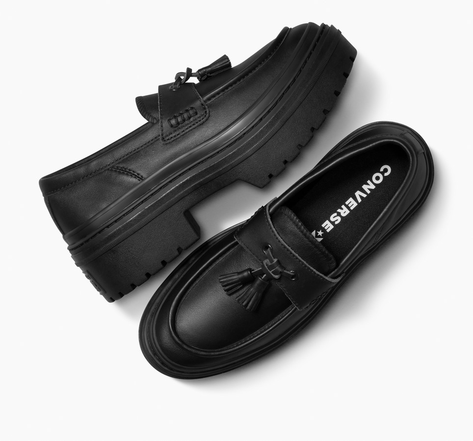 Chuck Taylor All Star Lugged Heel Loafer Platform Leather