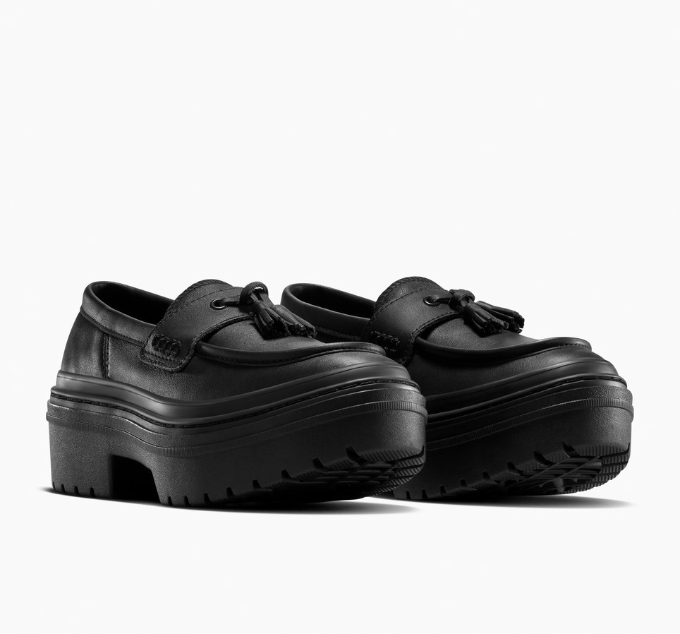 Chuck Taylor All Star Lugged Heel Loafer Platform Leather