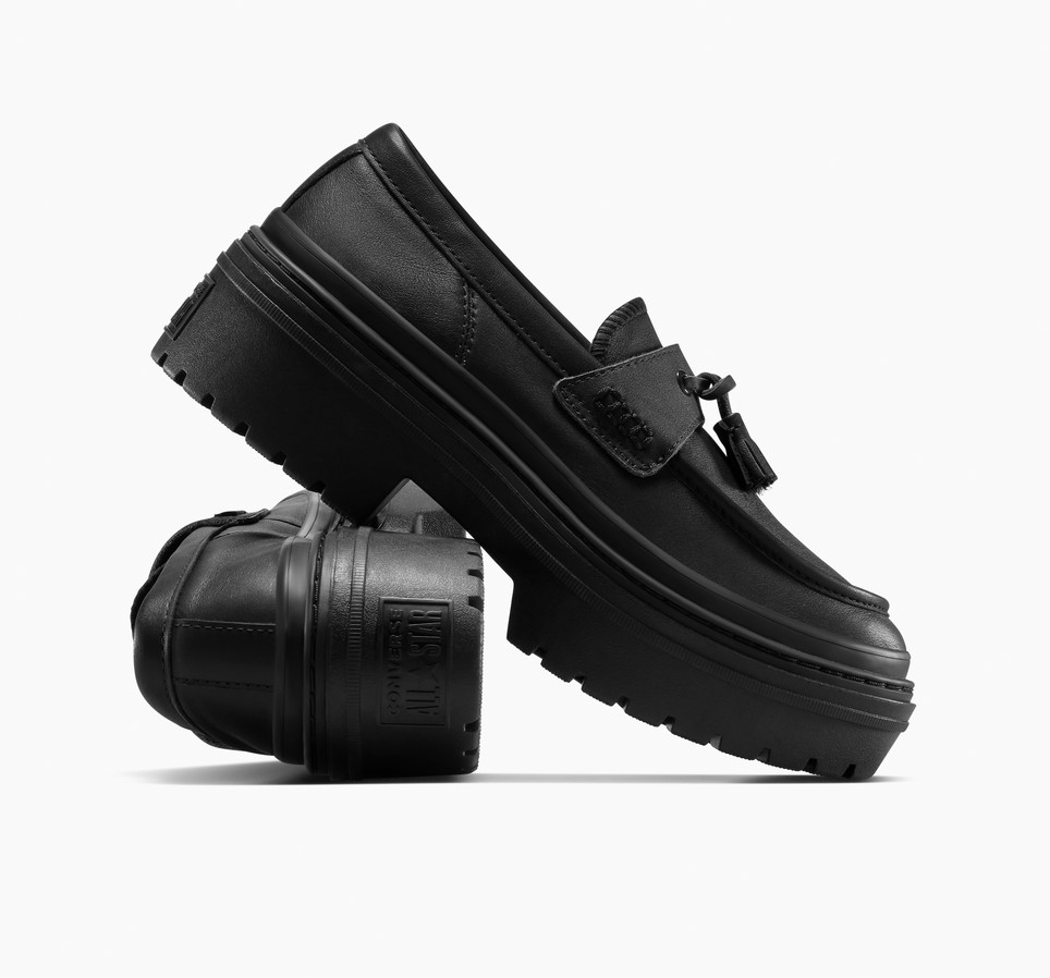 Chuck Taylor All Star Lugged Heel Loafer Platform Leather