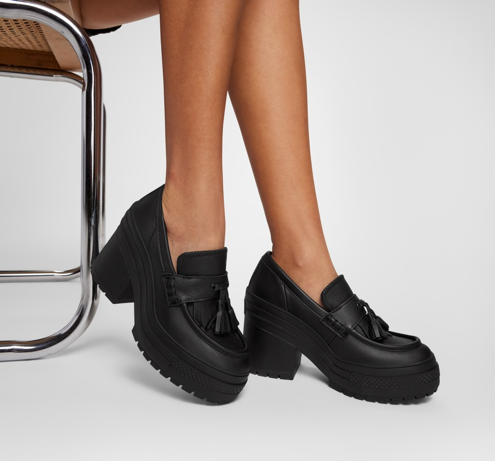Chuck 70 De Luxe Heel Loafer Platform Leather