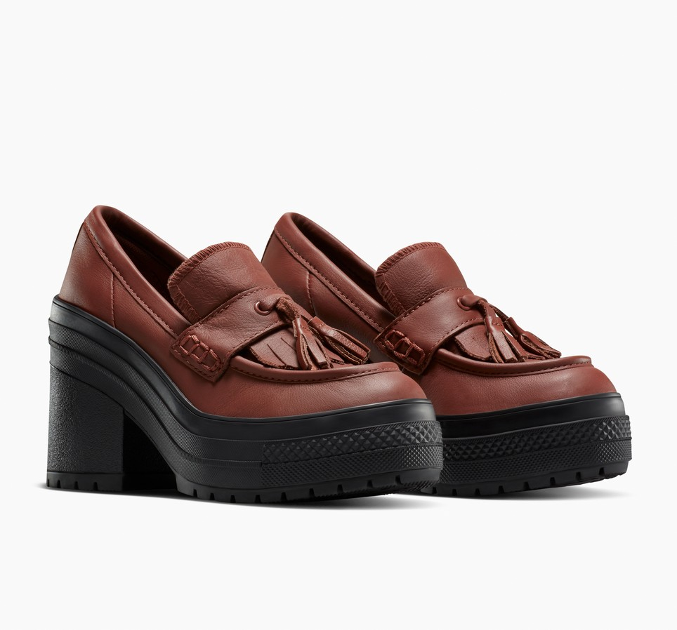 Chuck 70 De Luxe Heel Loafer Platform Leather