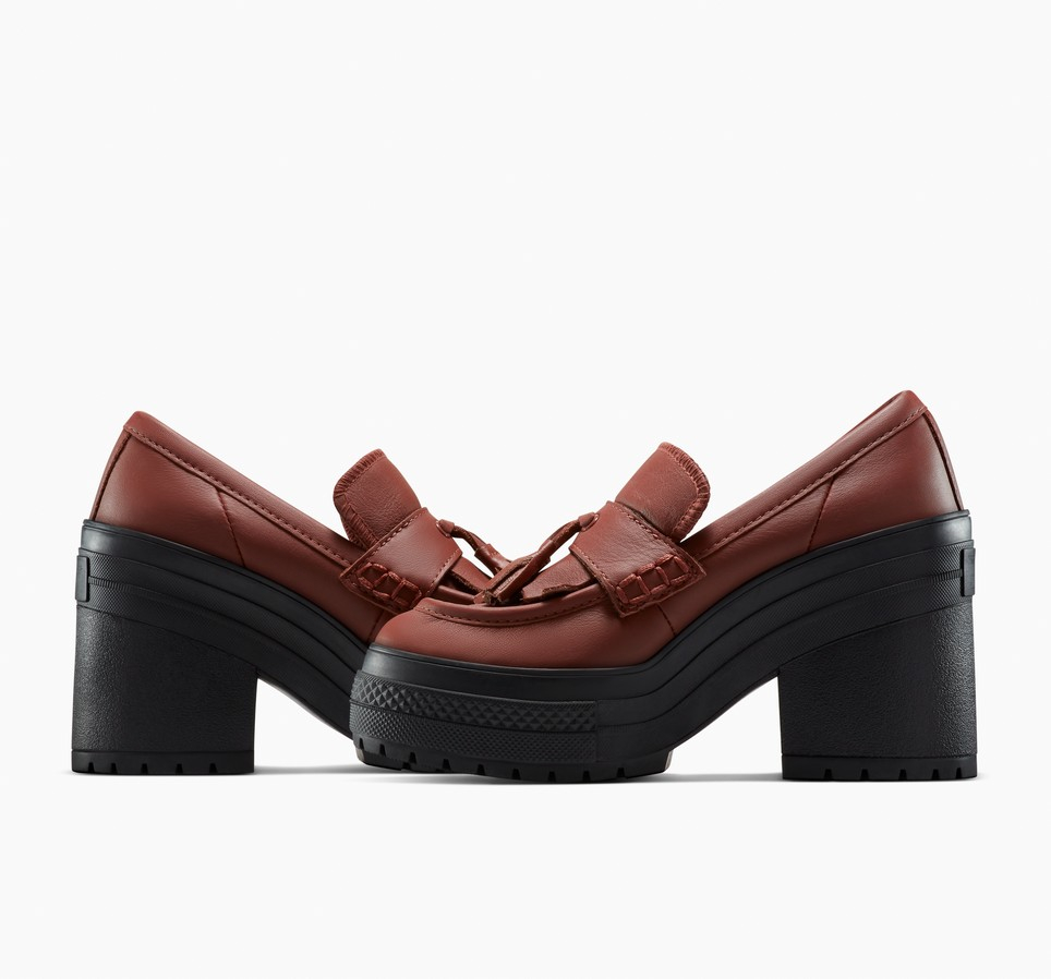 Chuck 70 De Luxe Heel Loafer Platform Leather