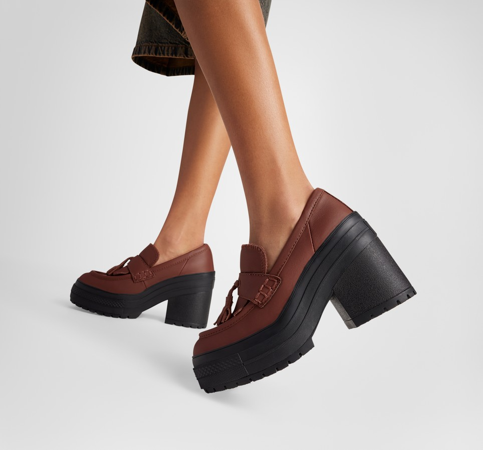 Chuck 70 De Luxe Heel Loafer Platform Leather