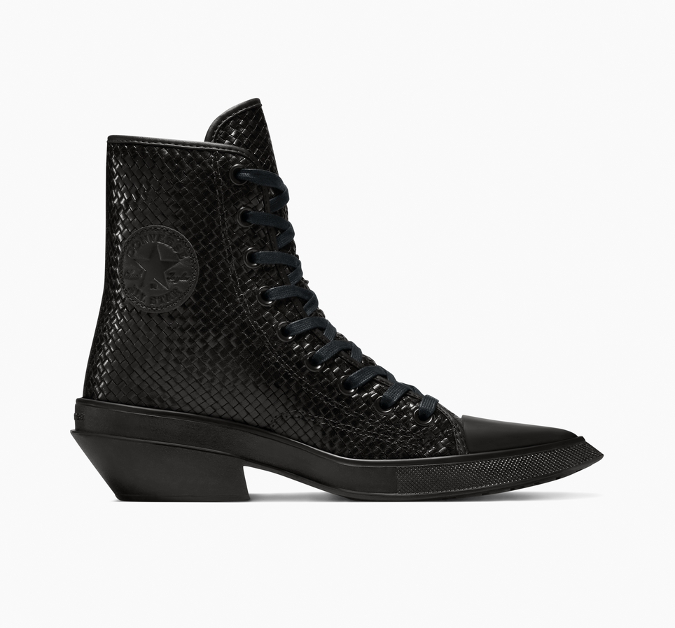 Chuck 70 De Luxe Pointed Platform Woven Leather