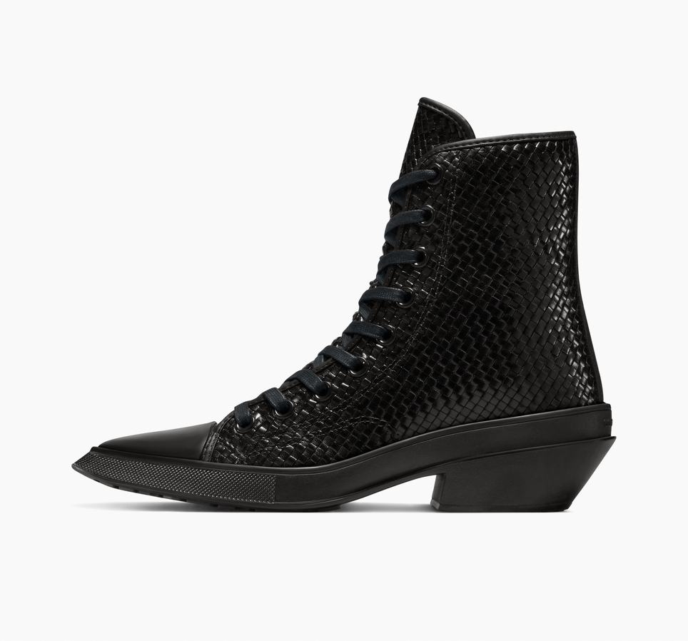 Chuck 70 De Luxe Pointed Platform Woven Leather