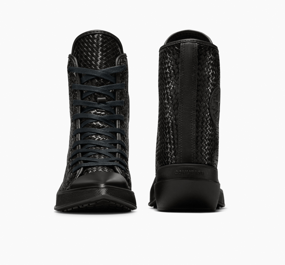 Chuck 70 De Luxe Pointed Platform Woven Leather