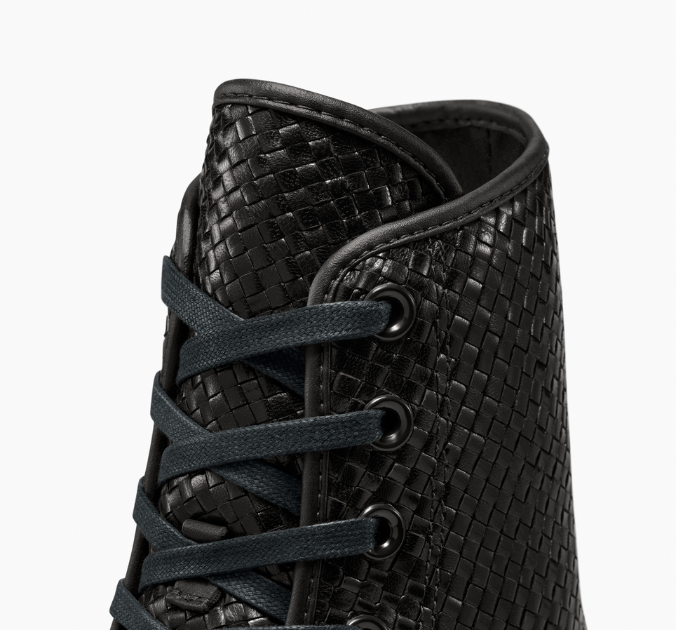 Chuck 70 De Luxe Pointed Platform Woven Leather