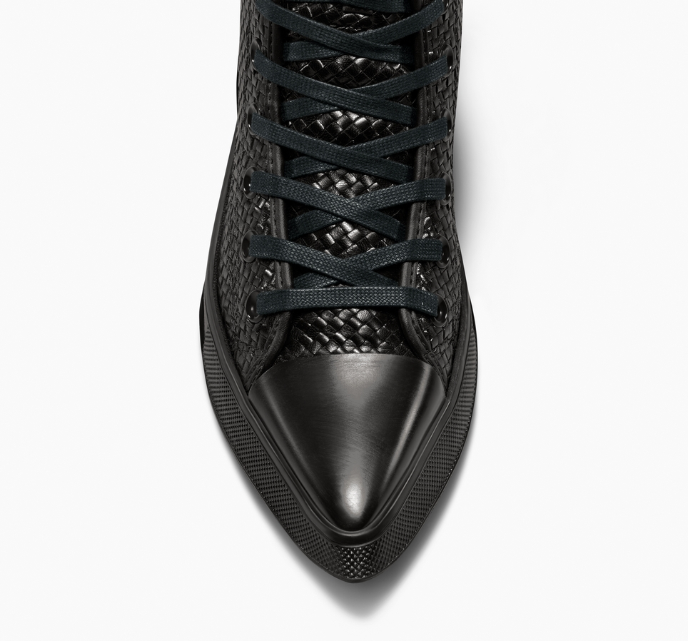 Chuck 70 De Luxe Pointed Platform Woven Leather