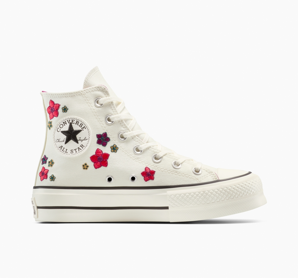Chuck Taylor All Star Lift Platform Flowers