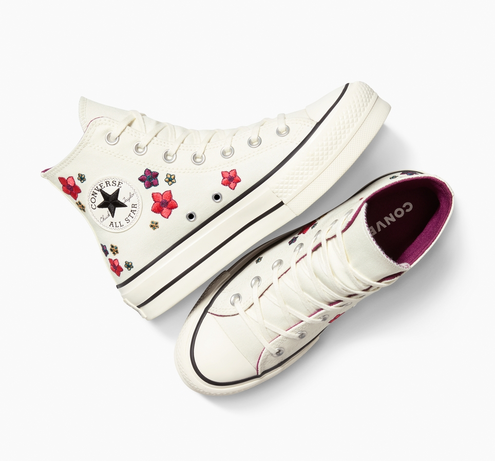 Chuck Taylor All Star Lift Platform Flowers