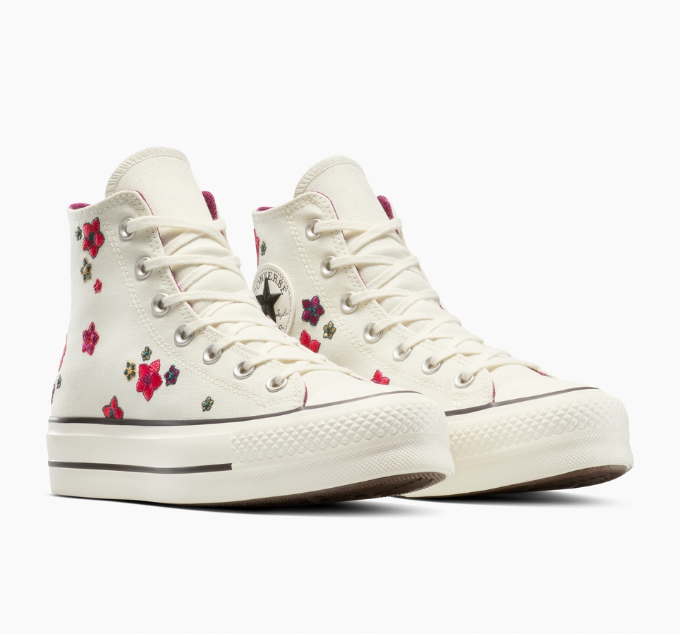 Chuck Taylor All Star Lift Platform Flowers