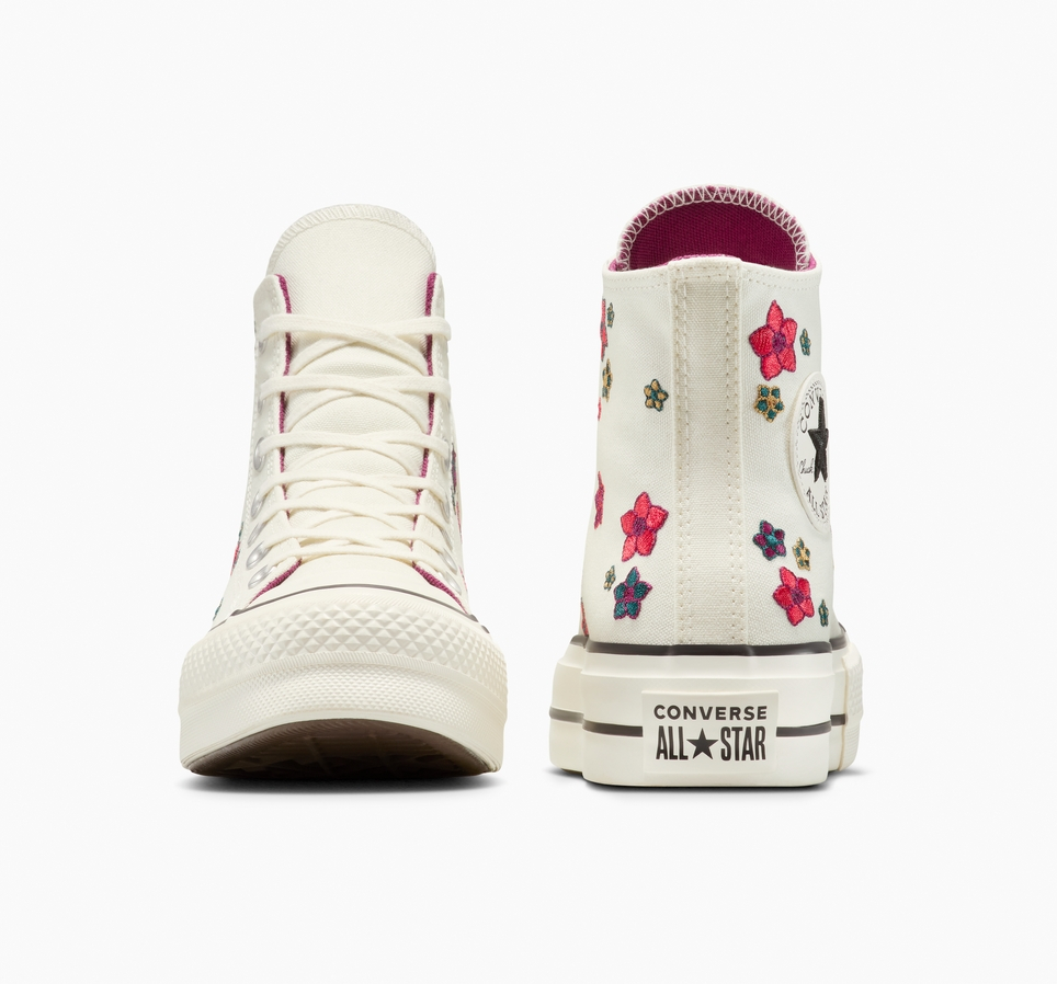 Chuck Taylor All Star Lift Platform Flowers