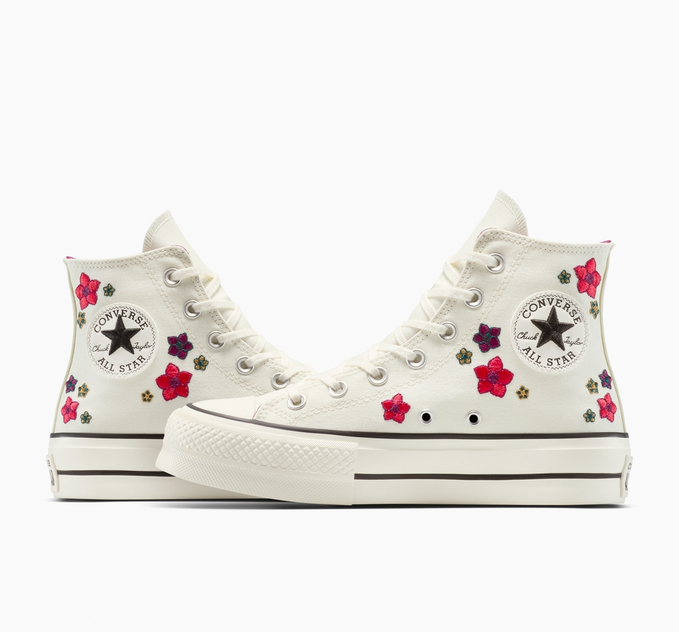 Chuck Taylor All Star Lift Platform Flowers