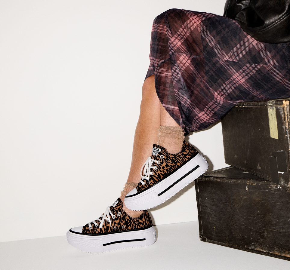 Chuck Taylor All Star Lift Double Stack Platform Leopard
