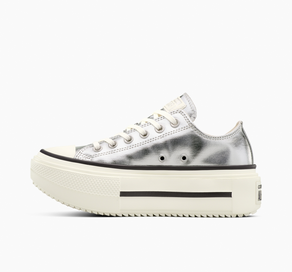 Chuck Taylor All Star Lift Double Stack Platform Metallic