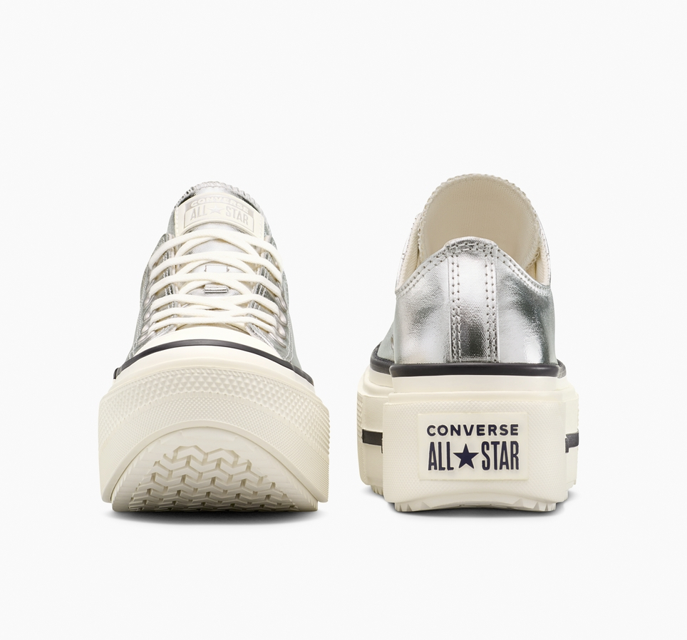 Chuck Taylor All Star Lift Double Stack Platform Metallic