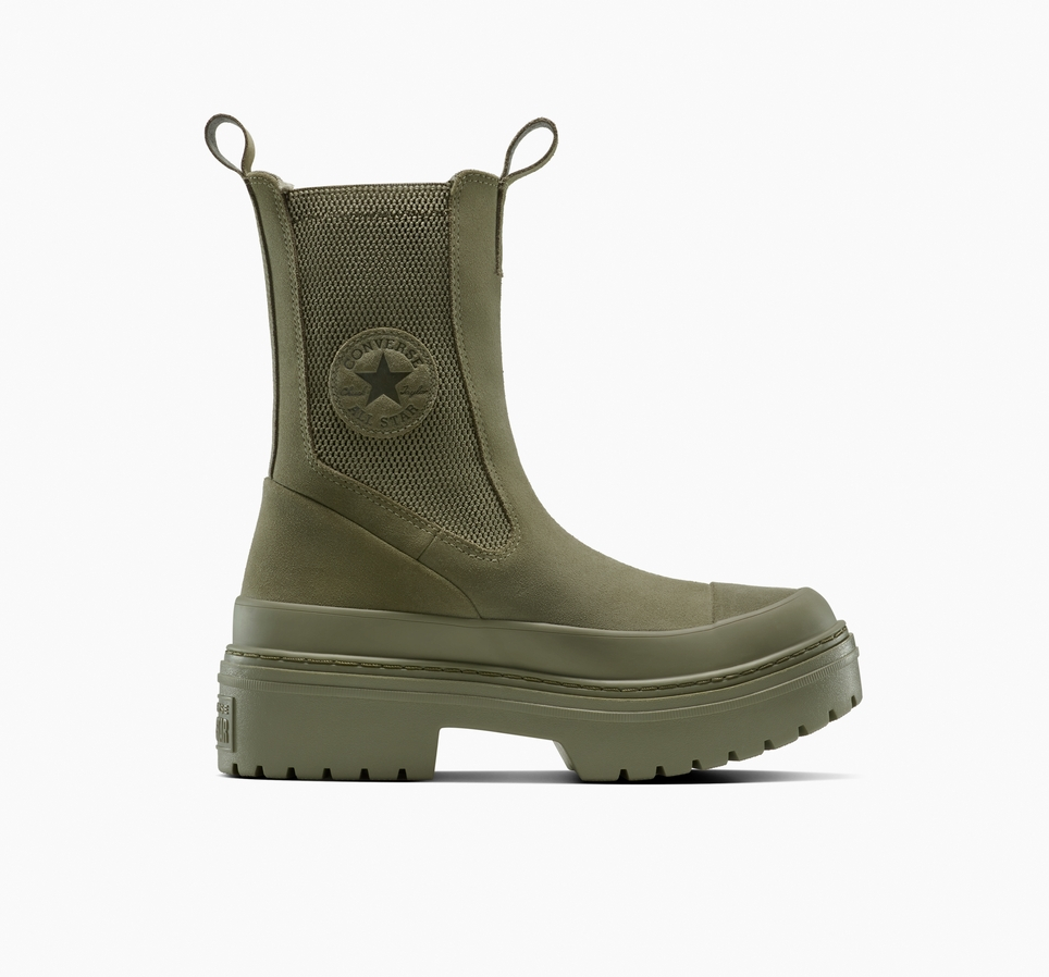 Chuck Taylor All Star Lugged Heel Chelsea Boot Mono Suede