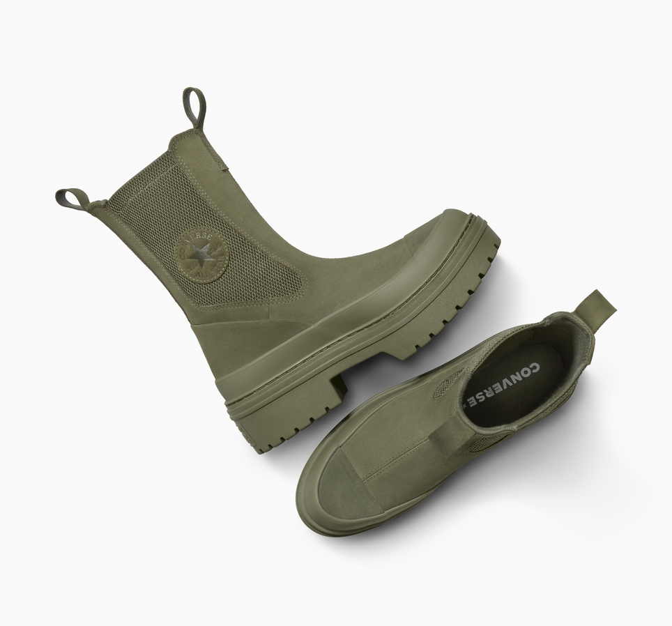 Chuck Taylor All Star Lugged Heel Chelsea Boot Mono Suede