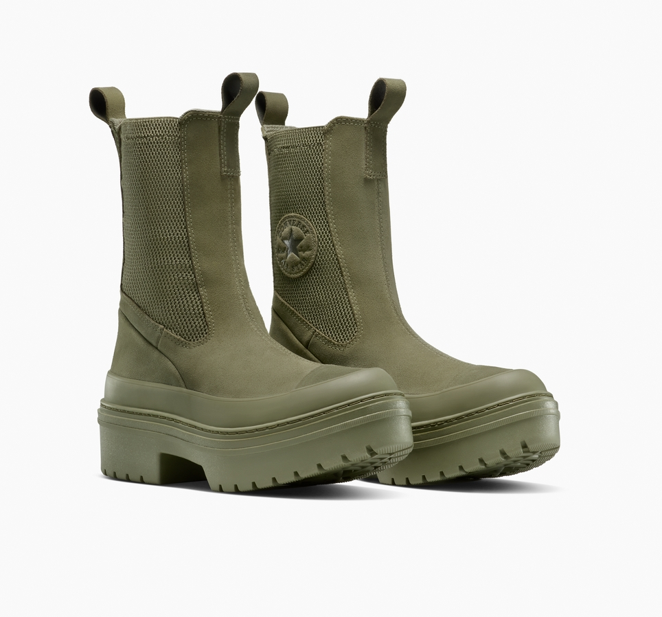 Chuck Taylor All Star Lugged Heel Chelsea Boot Mono Suede