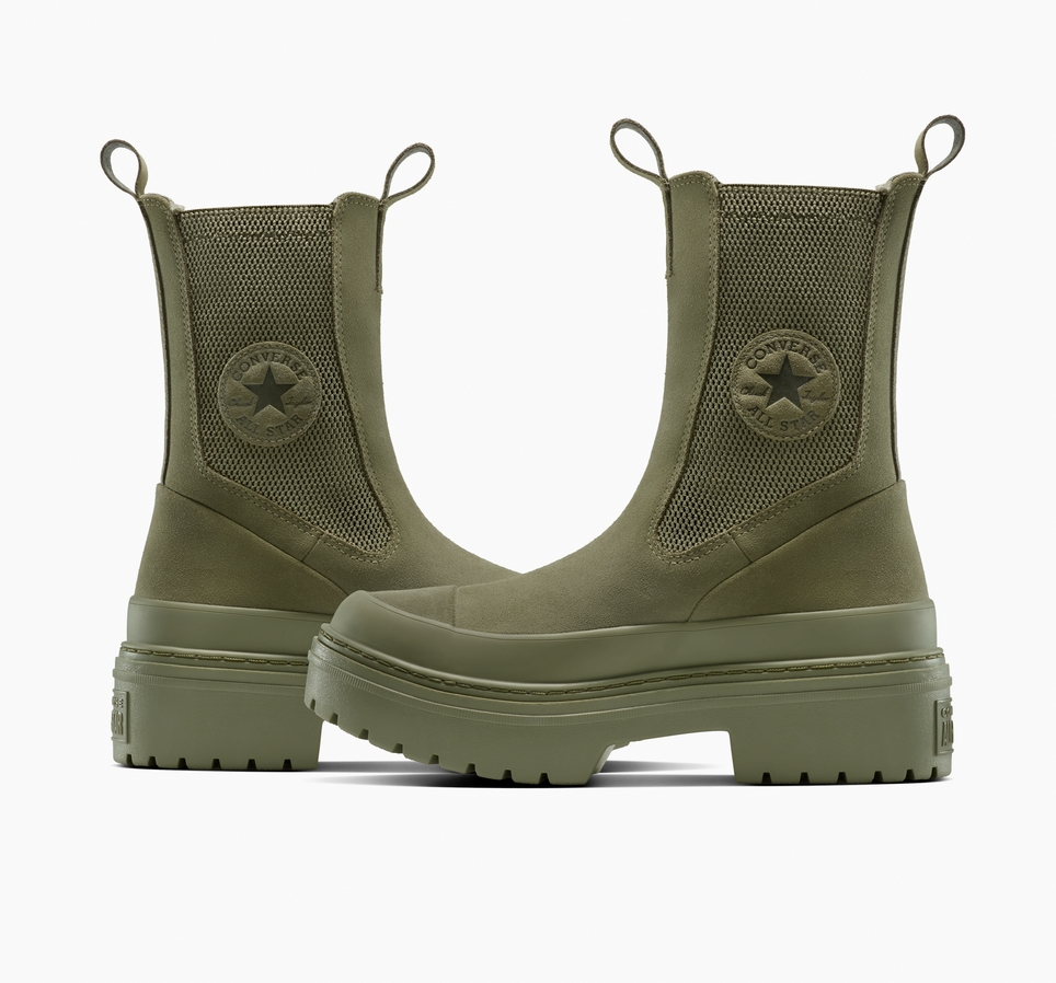 Chuck Taylor All Star Lugged Heel Chelsea Boot Mono Suede