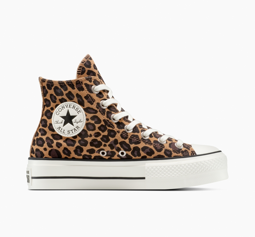 Chuck Taylor All Star Lift Platform Leopard Suede