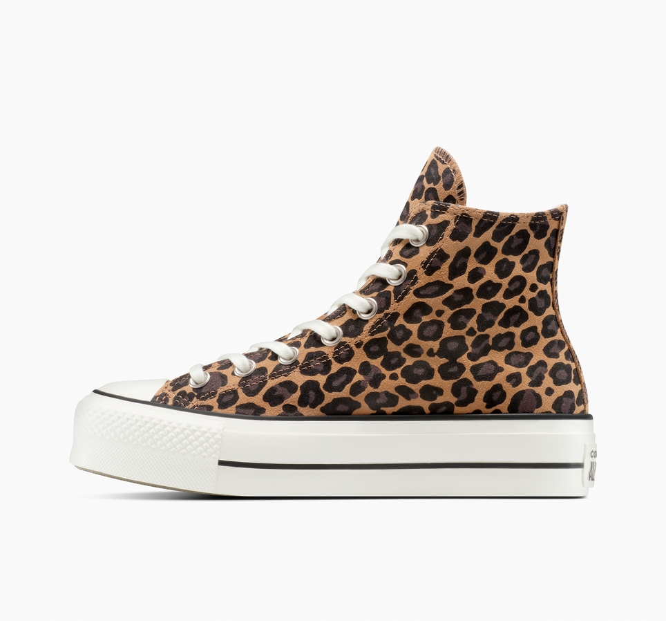 Chuck Taylor All Star Lift Platform Leopard Suede