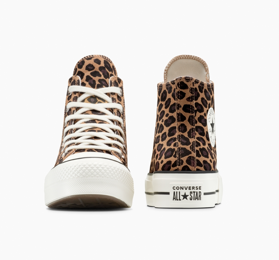Chuck Taylor All Star Lift Platform Leopard Suede
