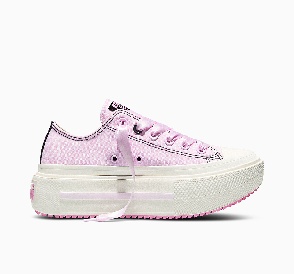 Chuck Taylor All Star Lift Double Stack Platform  Black & Pink