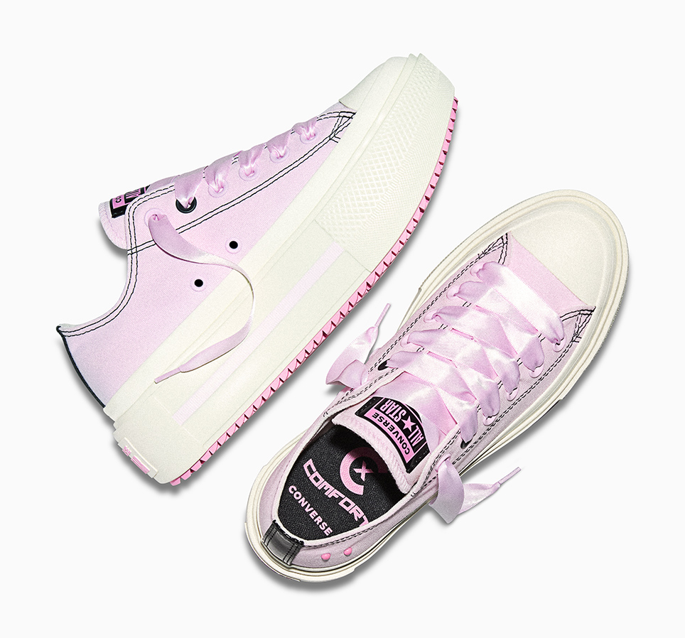 Chuck Taylor All Star Lift Double Stack Platform  Black & Pink