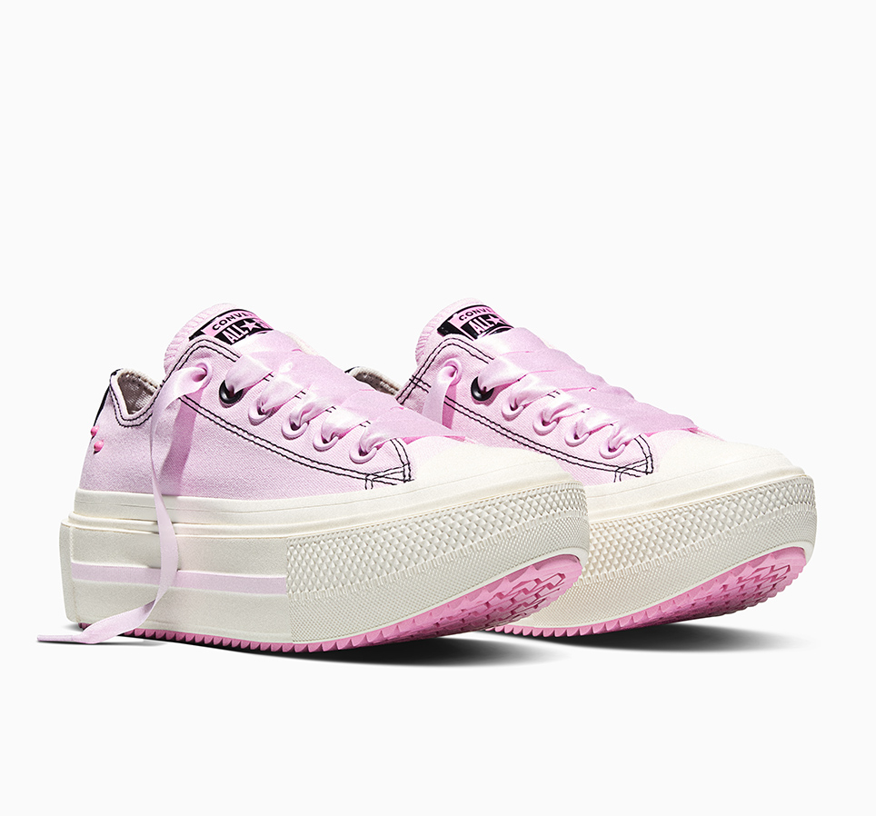 Chuck Taylor All Star Lift Double Stack Platform  Black & Pink