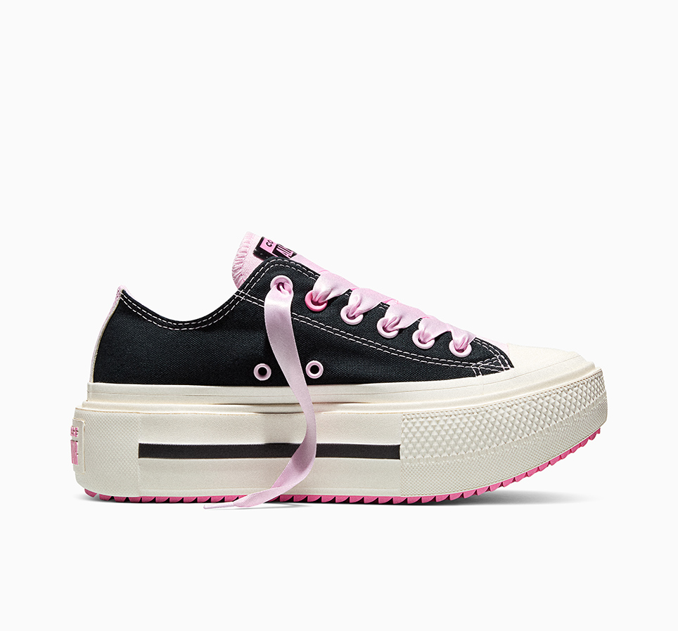 Chuck Taylor All Star Lift Double Stack Platform  Black & Pink
