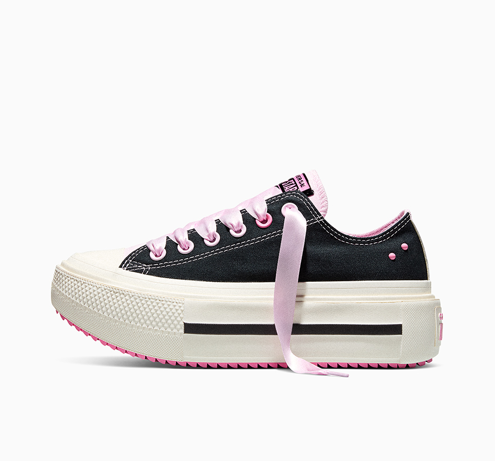 Chuck Taylor All Star Lift Double Stack Platform  Black & Pink
