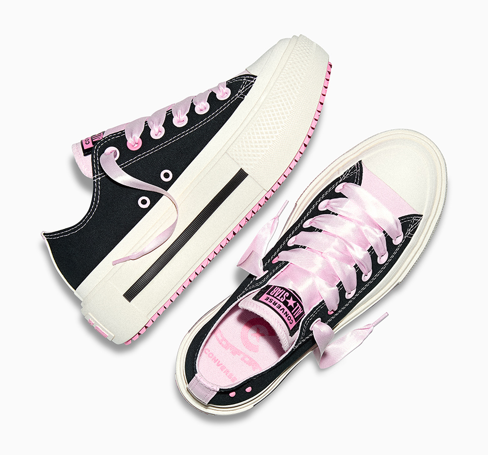 Chuck Taylor All Star Lift Double Stack Platform  Black & Pink