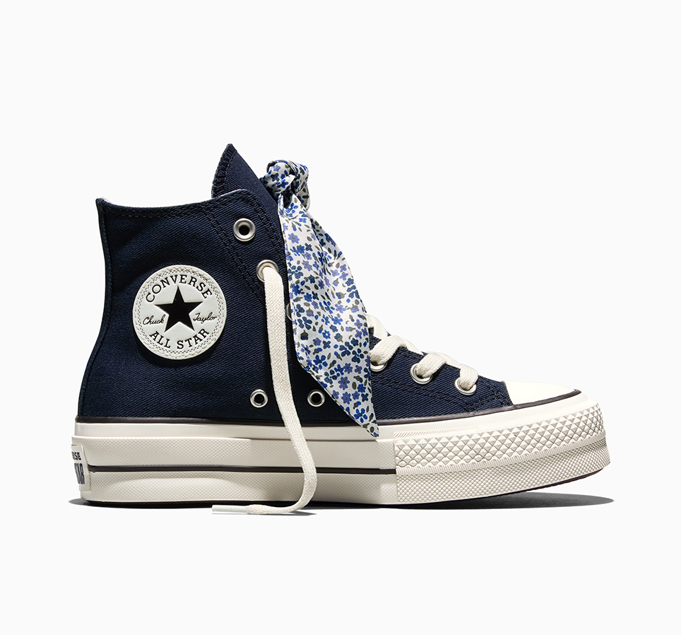 Chuck Taylor All Star Lift Platform Scarf Bow