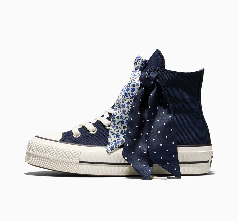 Chuck Taylor All Star Lift Platform Scarf Bow