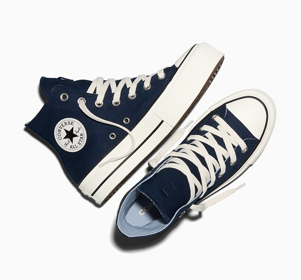 Chuck Taylor All Star Lift Platform Scarf Bow