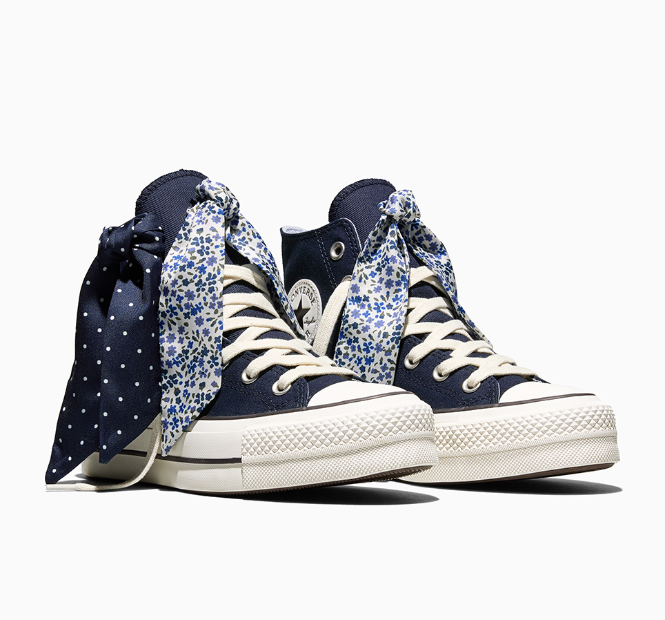 Chuck Taylor All Star Lift Platform Scarf Bow