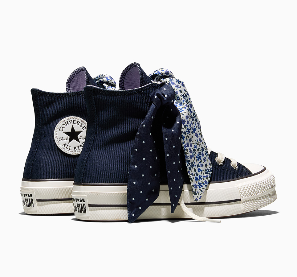 Chuck Taylor All Star Lift Platform Scarf Bow