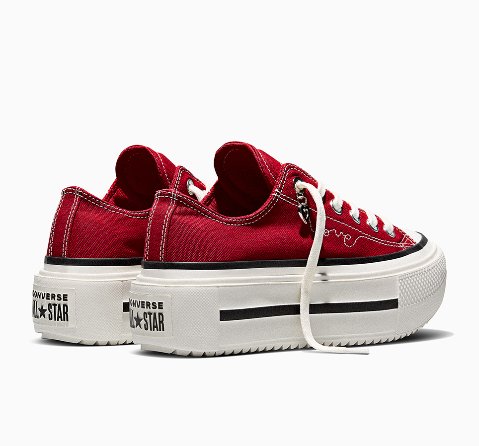 Chuck Taylor All Star Lift Double Stack Platform Hearts