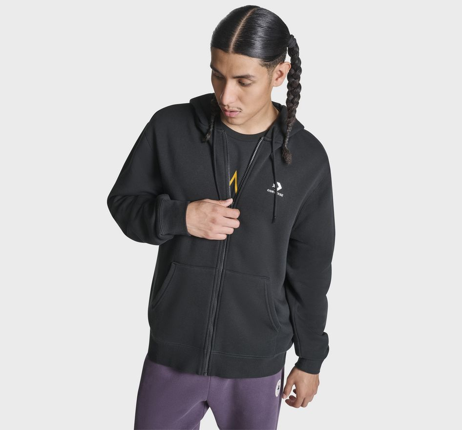 Chevron Embroidered Hoodie