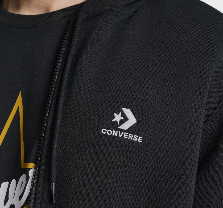 Chevron Embroidered Hoodie