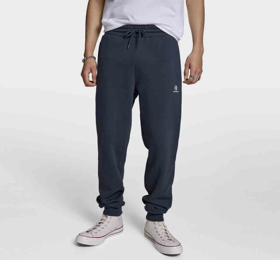 Embroidered Star Chevron Standard-Fit Pants