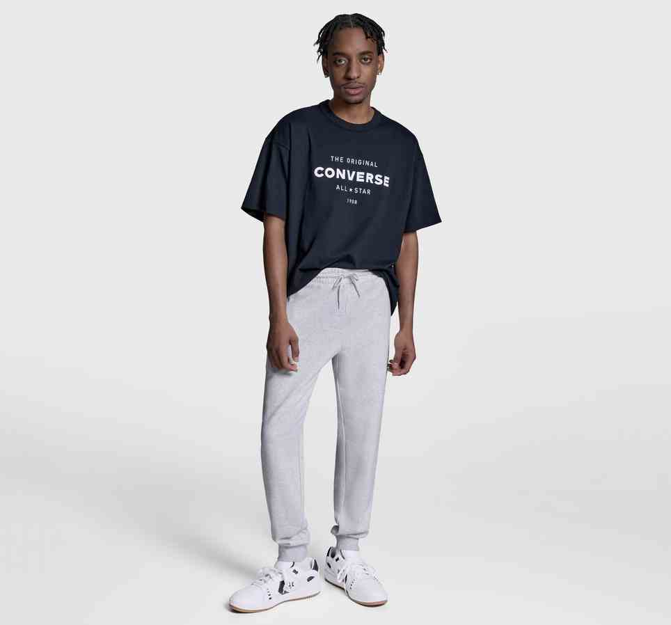 Embroidered Star Chevron Standard-Fit Pants