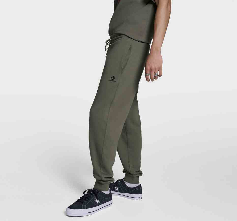 Embroidered Star Chevron Standard-Fit Pants