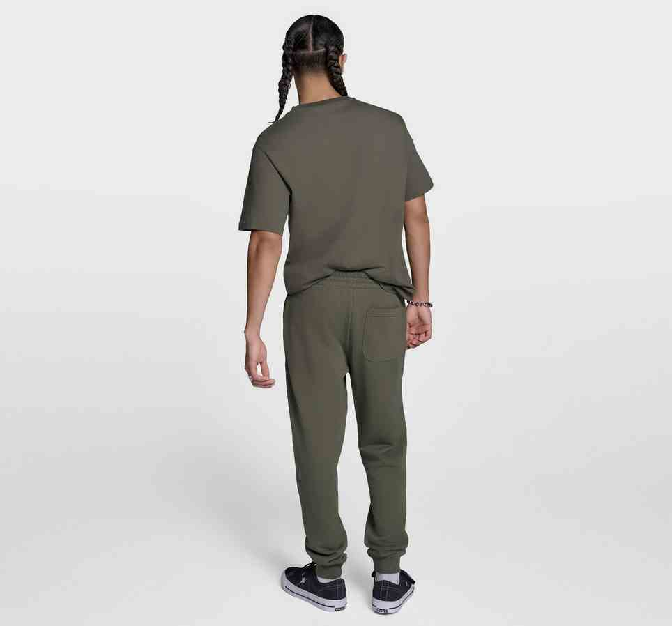 Embroidered Star Chevron Standard-Fit Pants