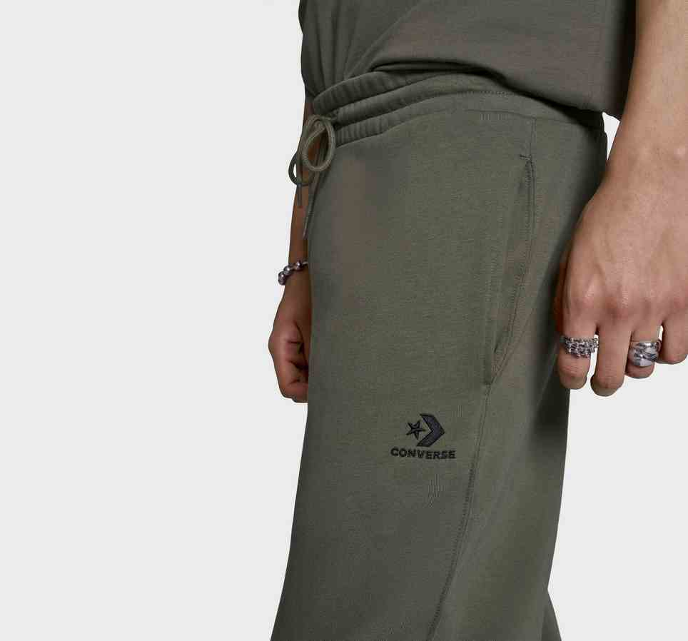 Embroidered Star Chevron Standard-Fit Pants