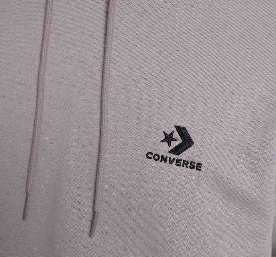 Embroidered Star Chevron Standard-Fit Fleece Hoodie