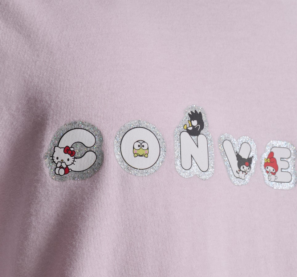 Converse x Hello Kitty And Friends Stickers T-Shirt