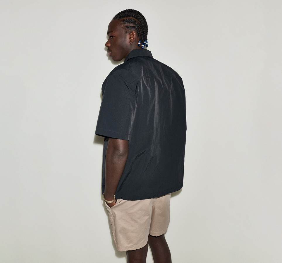 Utility Zip Ss Shirt