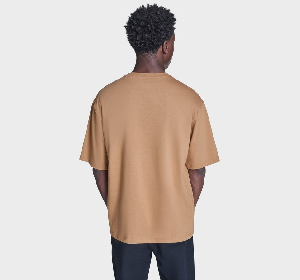 Brushed Cotton Box Patch T-Shirt